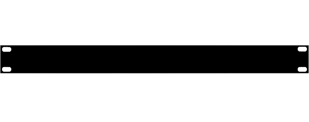 1U Custom Printed 19" Rack Panel