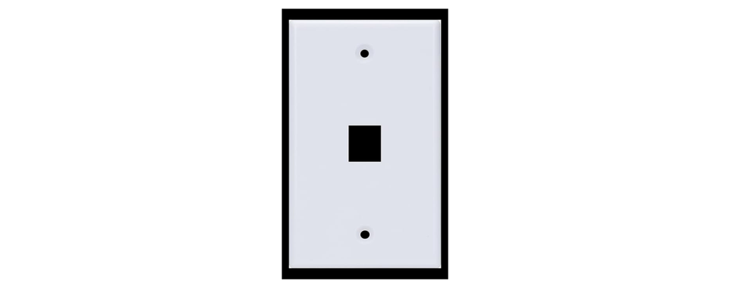 Keystone Data Wall Plate