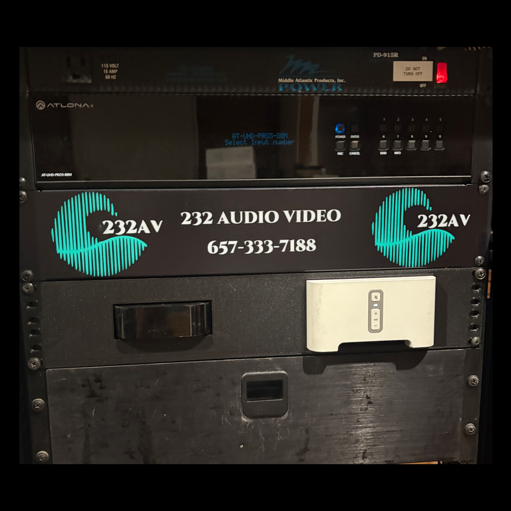 2U Custom Printed 19" Rack Panel