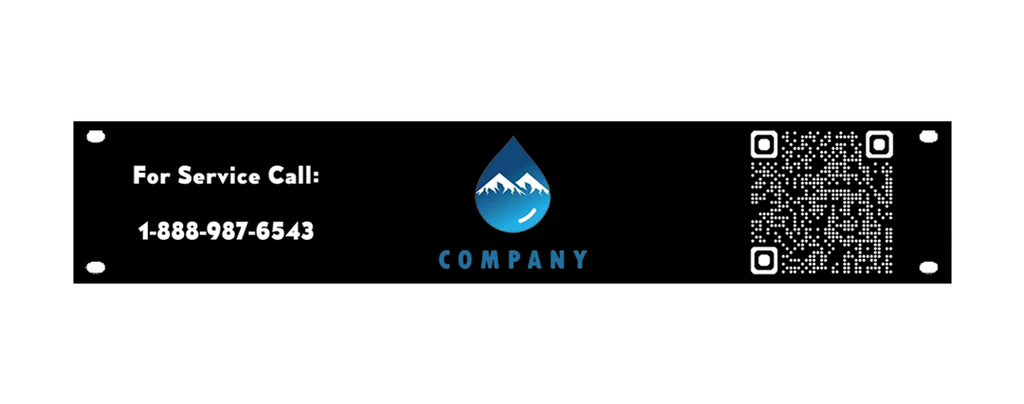 2U Custom Printed 19" Rack Panel