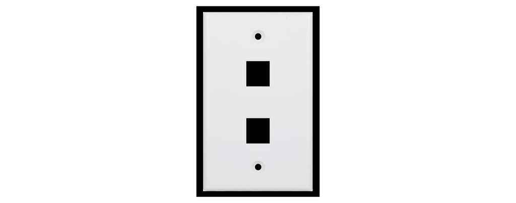 Keystone Data Wall Plate