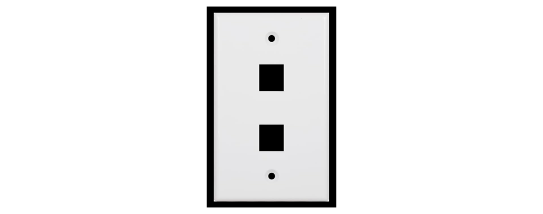 Keystone Data Wall Plate
